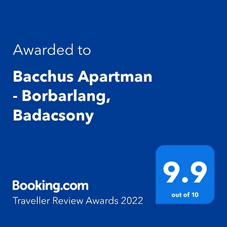 Apartment Bacchus - Borbarlang, Badacsony